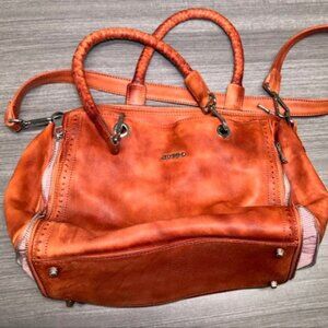 Orange Satchel Bag